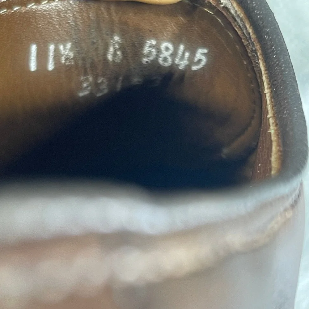 Allen Edmonds Dress Shoes Mens 11.5 Brown Park Avenue Oxford Cap Toe Leather